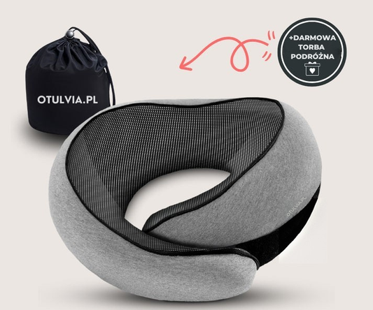 Otulvia™ ErgoTravel – ergonomiczna poduszka podróżna